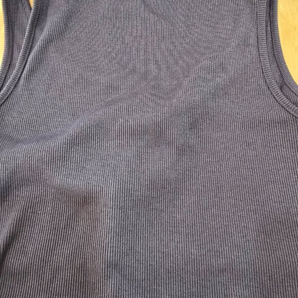 Cider Ribbed Tank Womens Size XL Extra Large Brown Wide Straps - Picture 2 of 6